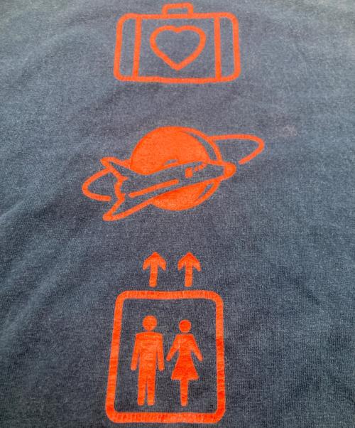 U2（ユーツー）U2 (ユーツー) 00s elevation tour TEE ネイビー サイズ:Lの古着・服飾アイテム