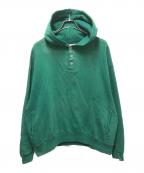 L.L.Bean×RUSSELL ATHLETICエルエルビーン×ラッセルアスレチック）の古着「80s ヘンリーネックパーカー」｜グリーン