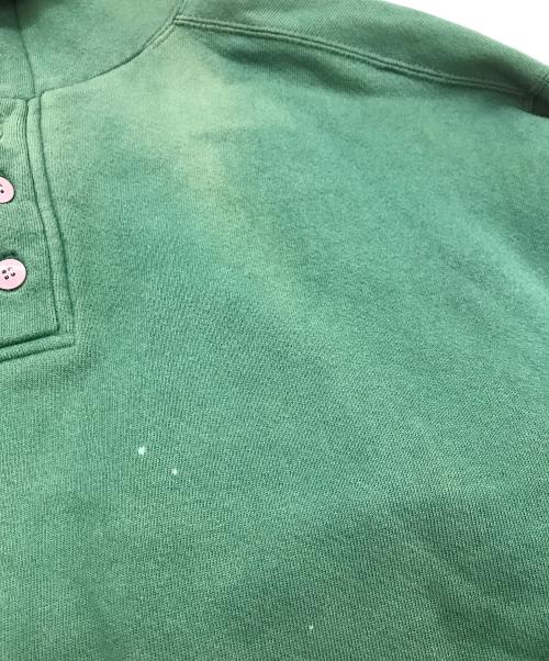 L.L.Bean（エルエルビーン）L.L.Bean (エルエルビーン) RUSSELL ATHLETIC (ラッセルアスレチック) 80s ヘンリーネックパーカー グリーン サイズ:Lの古着・服飾アイテム