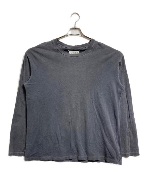 Maison Margiela（メゾンマルジェラ）Maison Margiela (メゾンマルジェラ) ガーメントダイオーバーサイズカットソー/Garment-dyed oversized tee グレー サイズ:46の古着・服飾アイテム