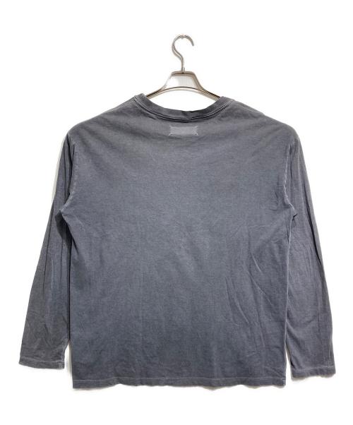 Maison Margiela（メゾンマルジェラ）Maison Margiela (メゾンマルジェラ) ガーメントダイオーバーサイズカットソー/Garment-dyed oversized tee グレー サイズ:46の古着・服飾アイテム
