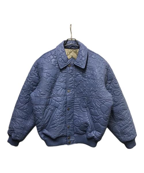 GRMY（グライミー）GRMY (グライミー) SAMPANS PU LEATHER JACKET ブルー サイズ:XSの古着・服飾アイテム