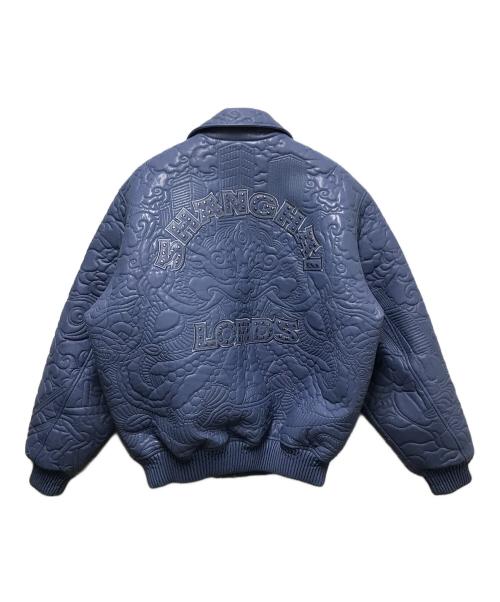 GRMY（グライミー）GRMY (グライミー) SAMPANS PU LEATHER JACKET ブルー サイズ:XSの古着・服飾アイテム