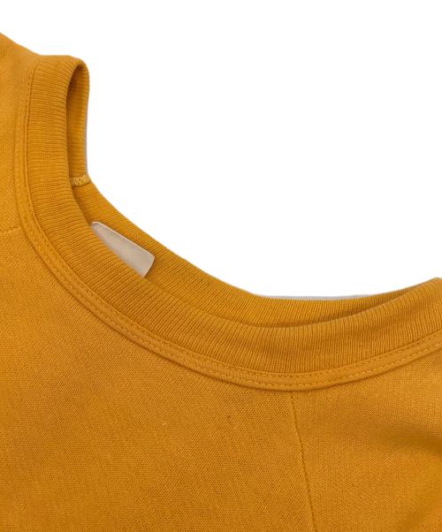 Hanes（ヘインズ）Hanes (ヘインズ) 50sラグランスウェット イエロー サイズ:SIZE M(身幅50cm/着丈53cm)の古着・服飾アイテム