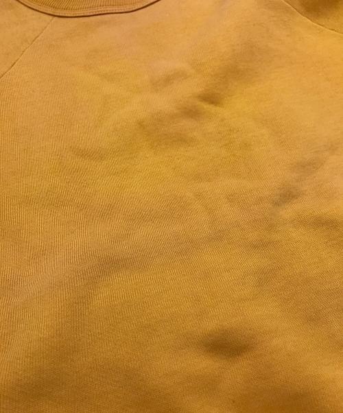 Hanes（ヘインズ）Hanes (ヘインズ) 50sラグランスウェット イエロー サイズ:SIZE M(身幅50cm/着丈53cm)の古着・服飾アイテム