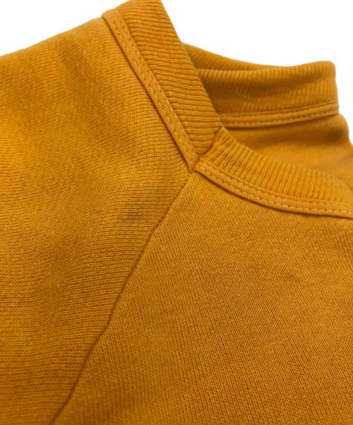 Hanes（ヘインズ）Hanes (ヘインズ) 50sラグランスウェット イエロー サイズ:SIZE M(身幅50cm/着丈53cm)の古着・服飾アイテム