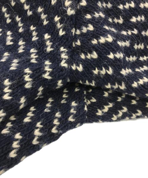 L.L.Bean（エルエルビーン）L.L.Bean (エルエルビーン) 80sバーズアイカーディガン ネイビー サイズ:Lの古着・服飾アイテム