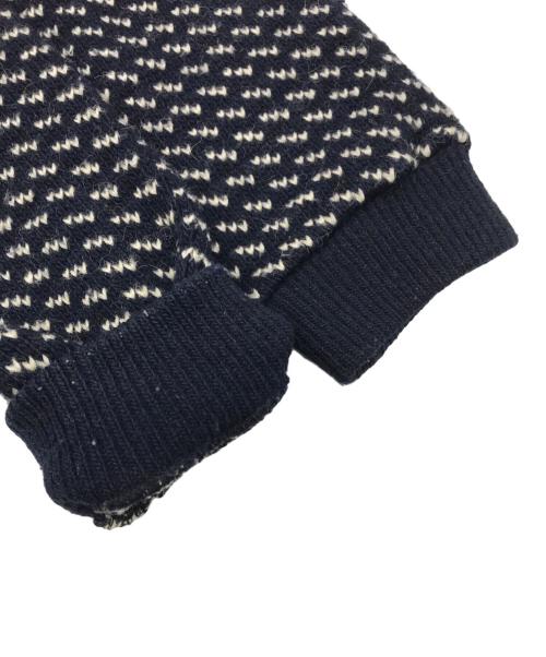 L.L.Bean（エルエルビーン）L.L.Bean (エルエルビーン) 80sバーズアイカーディガン ネイビー サイズ:Lの古着・服飾アイテム