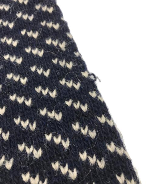 L.L.Bean（エルエルビーン）L.L.Bean (エルエルビーン) 80sバーズアイカーディガン ネイビー サイズ:Lの古着・服飾アイテム