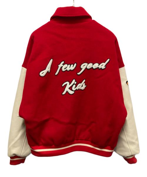 A FEW GOOD KIDS（アフューグッドキッズ）A FEW GOOD KIDS (アフューグッドキッズ) スタジャン レッド サイズ:XLの古着・服飾アイテム