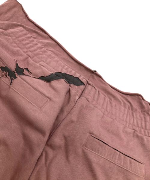 DIESEL（ディーゼル）DIESEL (ディーゼル) P-MARTAINOFFクラッシュ加工パンツ ピンク サイズ:Mの古着・服飾アイテム