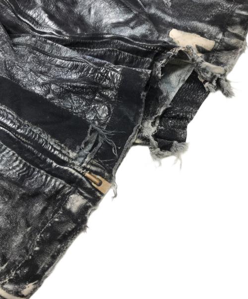 DIESEL（ディーゼル）DIESEL (ディーゼル) P-FERGY-B 転写プリントパンツ ブラック サイズ:50の古着・服飾アイテム