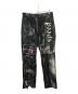 DIESEL（ディーゼル）の古着「P-FERGY-B 転写プリントパンツ」｜ブラック