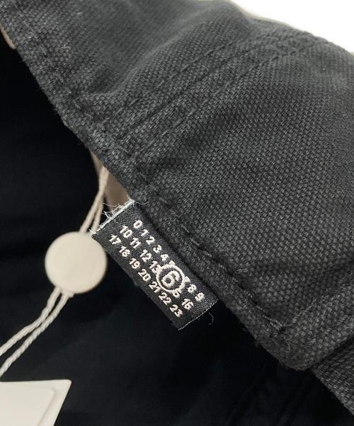 MM6 Maison Margiela（エムエムシックスメゾンマルジェラ）MM6 Maison Margiela (エムエムシックスメゾンマルジェラ) ベースボールキャップ/Baseball Cap ブラック サイズ:Ｍの古着・服飾アイテム