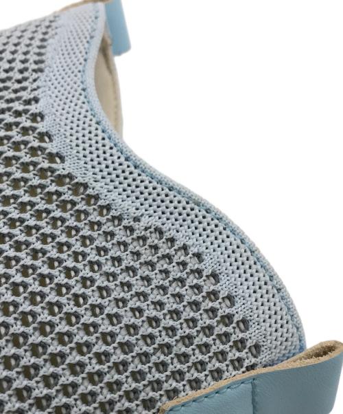 Jenny Fax（ジェニーファックス）Jenny Fax (ジェニーファックス) Western knit boots スカイブルー サイズ:US7　（２４ｃｍ）の古着・服飾アイテム