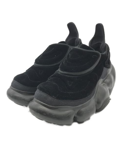 grounds（グラウンズ）grounds (グラウンズ) MOOPIE NAZCA ブラック サイズ:US７ (24cm)の古着・服飾アイテム