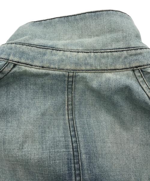 POLO RALPH LAUREN（ポロ・ラルフローレン）POLO RALPH LAUREN (ポロ・ラルフローレン) 90sデニムカバーオールジャケット インディゴ サイズ:SIZE XL(身幅67cm/着丈86cm)の古着・服飾アイテム