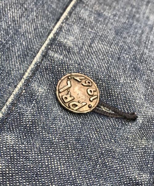 POLO RALPH LAUREN（ポロ・ラルフローレン）POLO RALPH LAUREN (ポロ・ラルフローレン) 90sデニムカバーオールジャケット インディゴ サイズ:SIZE XL(身幅67cm/着丈86cm)の古着・服飾アイテム