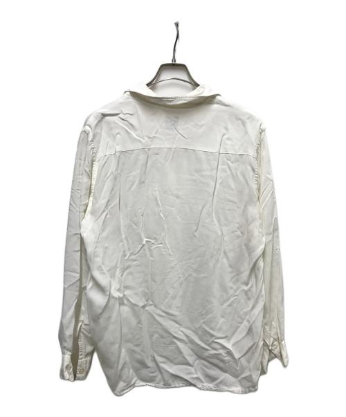 Palm Springs（パルム スプリングス）Palm Springs (パルム スプリングス) 60sレーヨンオープンカラーシャツ ホワイト サイズ:16-16 1/2の古着・服飾アイテム