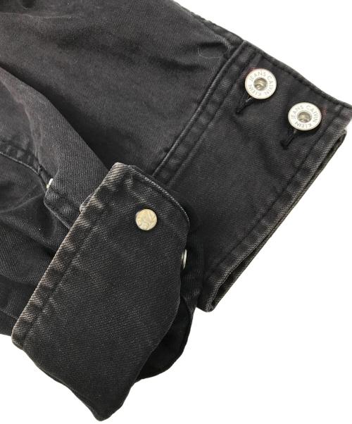 Calvin Klein Jeans（カルバンクラインジーンズ）Calvin Klein Jeans (カルバンクラインジーンズ) トラッカージャケット ブラック サイズ:XLの古着・服飾アイテム