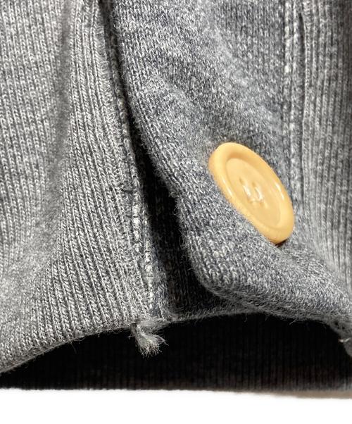 COMME des GARCONS HOMME（コムデギャルソン オム）COMME des GARCONS HOMME (コムデギャルソン オム) ラインスリーブスウェットカーディガン/Striped sleeve sweat cardigan グレー サイズ:ＸＳの古着・服飾アイテム