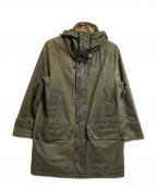 Barbour×MARGARET HOWELLバブアー×マーガレットハウエル）の古着「WAXED COTTON II OILED COAT/ワックスドコットン（オイルドコットン）」｜オリーブ