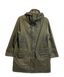 Barbour×MARGARET HOWELL（バブアー×マーガレットハウエル）の古着「WAXED COTTON II OILED COAT/ワックスドコットン（オイルドコットン）」｜オリーブ