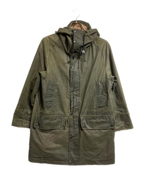 Barbour（バブアー）Barbour (バブアー) MARGARET HOWELL (マーガレットハウエル) WAXED COTTON II OILED COAT/ワックスドコットン（オイルドコットン） オリーブ サイズ:Sの古着・服飾アイテム