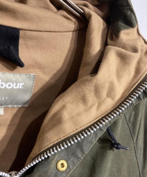 Barbour（バブアー）Barbour (バブアー) MARGARET HOWELL (マーガレットハウエル) WAXED COTTON II OILED COAT/ワックスドコットン（オイルドコットン） オリーブ サイズ:Sの古着・服飾アイテム