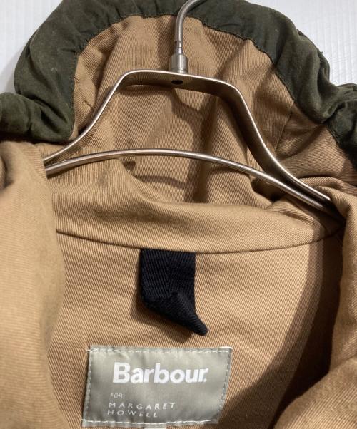 Barbour（バブアー）Barbour (バブアー) MARGARET HOWELL (マーガレットハウエル) WAXED COTTON II OILED COAT/ワックスドコットン（オイルドコットン） オリーブ サイズ:Sの古着・服飾アイテム