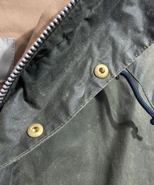 Barbour（バブアー）Barbour (バブアー) MARGARET HOWELL (マーガレットハウエル) WAXED COTTON II OILED COAT/ワックスドコットン（オイルドコットン） オリーブ サイズ:Sの古着・服飾アイテム