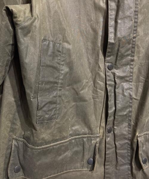 Barbour（バブアー）Barbour (バブアー) MARGARET HOWELL (マーガレットハウエル) WAXED COTTON II OILED COAT/ワックスドコットン（オイルドコットン） オリーブ サイズ:Sの古着・服飾アイテム
