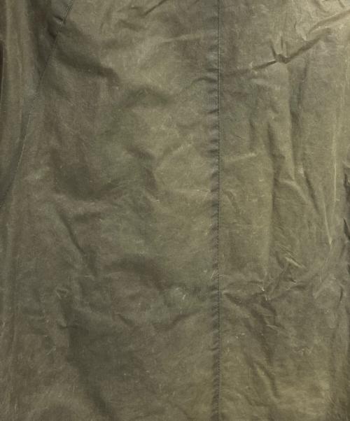 Barbour（バブアー）Barbour (バブアー) MARGARET HOWELL (マーガレットハウエル) WAXED COTTON II OILED COAT/ワックスドコットン（オイルドコットン） オリーブ サイズ:Sの古着・服飾アイテム