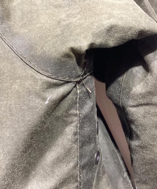 Barbour（バブアー）Barbour (バブアー) MARGARET HOWELL (マーガレットハウエル) WAXED COTTON II OILED COAT/ワックスドコットン（オイルドコットン） オリーブ サイズ:Sの古着・服飾アイテム