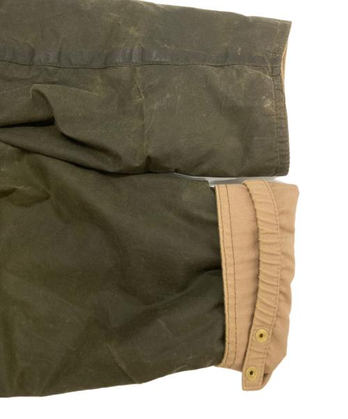 Barbour（バブアー）Barbour (バブアー) MARGARET HOWELL (マーガレットハウエル) WAXED COTTON II OILED COAT/ワックスドコットン（オイルドコットン） オリーブ サイズ:Sの古着・服飾アイテム