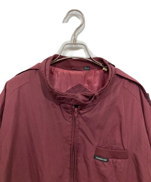 MEMBERS ONLY（メンバーズオンリー）MEMBERS ONLY (メンバーズオンリー) ナイロンジャケット レッド サイズ:XXTの古着・服飾アイテム