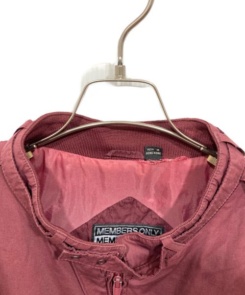 MEMBERS ONLY（メンバーズオンリー）MEMBERS ONLY (メンバーズオンリー) ナイロンジャケット レッド サイズ:XXTの古着・服飾アイテム