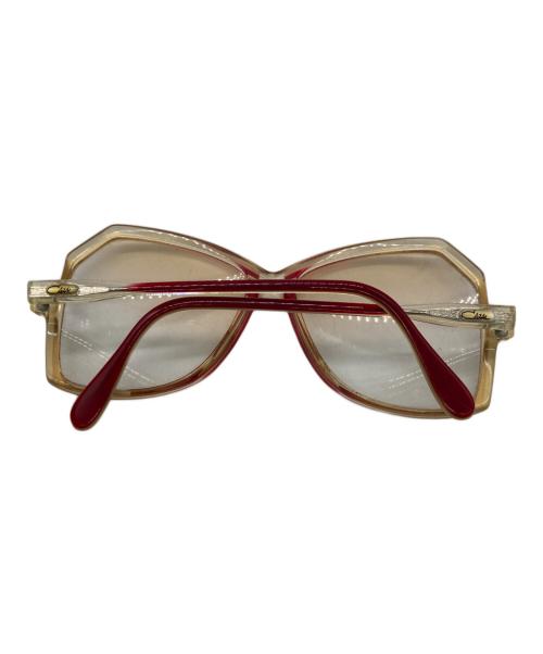 CAZAL（カザール）CAZAL (カザール) サングラス ベージュ×レッドの古着・服飾アイテム