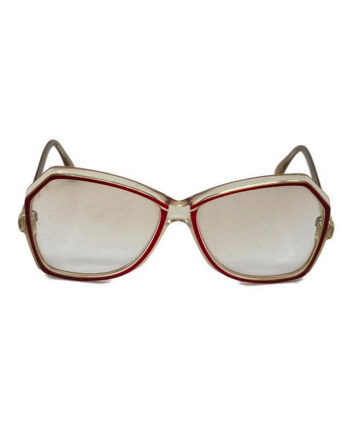 CAZAL（カザール）CAZAL (カザール) サングラス ベージュ×レッドの古着・服飾アイテム