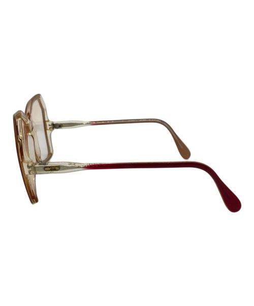 CAZAL（カザール）CAZAL (カザール) サングラス ベージュ×レッドの古着・服飾アイテム