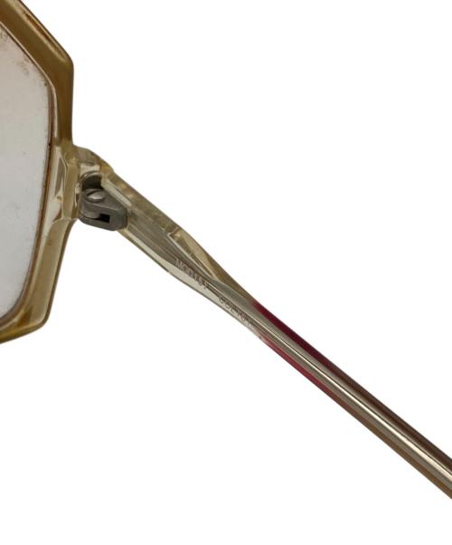 CAZAL（カザール）CAZAL (カザール) サングラス ベージュ×レッドの古着・服飾アイテム