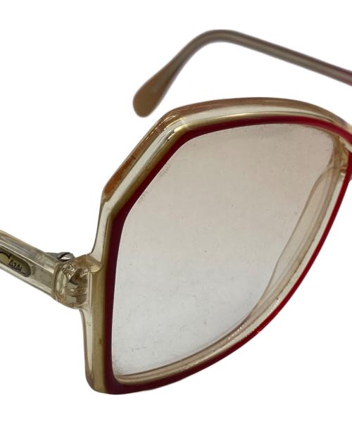 CAZAL（カザール）CAZAL (カザール) サングラス ベージュ×レッドの古着・服飾アイテム