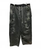 anachronormアナクロノーム）の古着「REMAKED DOUBLE KNEE DUCK PAINTER PANTS」｜ブラック