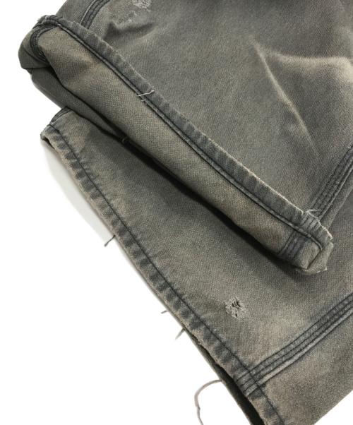 anachronorm（アナクロノーム）anachronorm (アナクロノーム) REMAKED DOUBLE KNEE DUCK PAINTER PANTS ブラック サイズ:36の古着・服飾アイテム