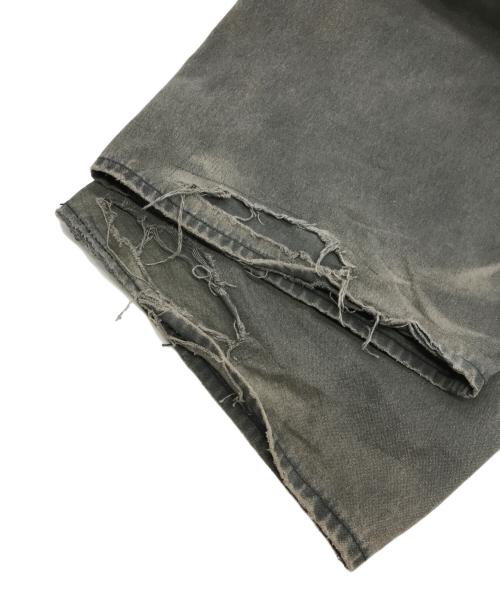 anachronorm（アナクロノーム）anachronorm (アナクロノーム) REMAKED DOUBLE KNEE DUCK PAINTER PANTS ブラック サイズ:36の古着・服飾アイテム