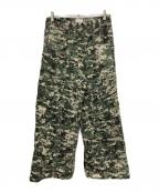 BLESSUブレスユー）の古着「デジタルカモカーゴバギーパンツ」｜グリーン