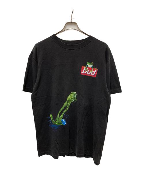 WILD OATS（ワイルド オーツ）WILD OATS (ワイルド オーツ) 90sBUDWEISER 企業プリントTシャツ ブラック サイズ:Ｌの古着・服飾アイテム