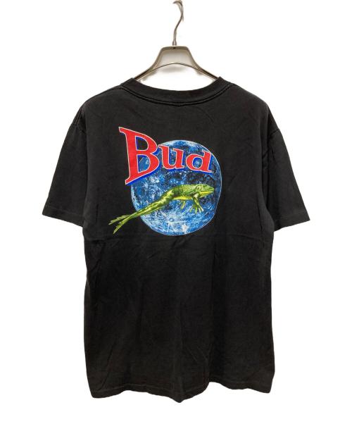 WILD OATS（ワイルド オーツ）WILD OATS (ワイルド オーツ) 90sBUDWEISER 企業プリントTシャツ ブラック サイズ:Ｌの古着・服飾アイテム