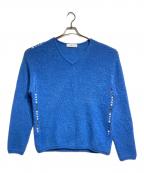 TOGA VIRILISトーガ ビリリース）の古着「モヘアスタッズニット」｜ブルー