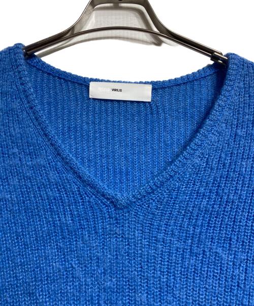 TOGA VIRILIS（トーガ ビリリース）TOGA VIRILIS (トーガ ビリリース) モヘアスタッズニット ブルー サイズ:46の古着・服飾アイテム